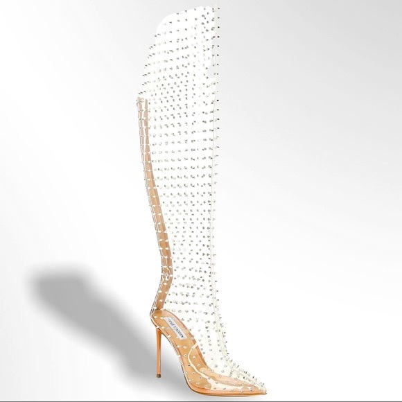 Steve Madden Vavas Clear Studded 